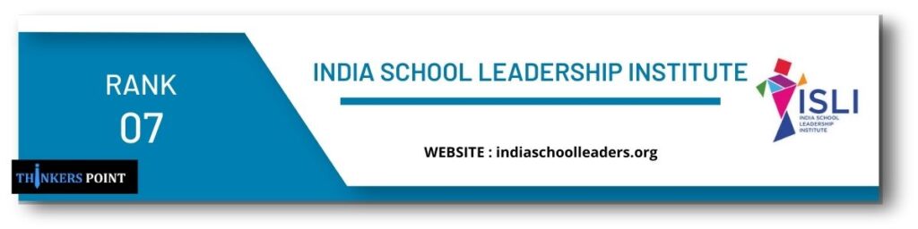 rank 7 top leadership institute in banglore